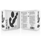 BLACK&SILVER Cora – Analplug aus Silikon mit Fernbedienung