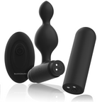 BLACK&SILVER – TELECOMANDO TELECOMANDO CON PLUG ANALE IN SILICONE PICCOLO TUCKER