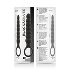 BLACK&SILVER – BOB POWERFUL SILICONE ANAL DILATOR