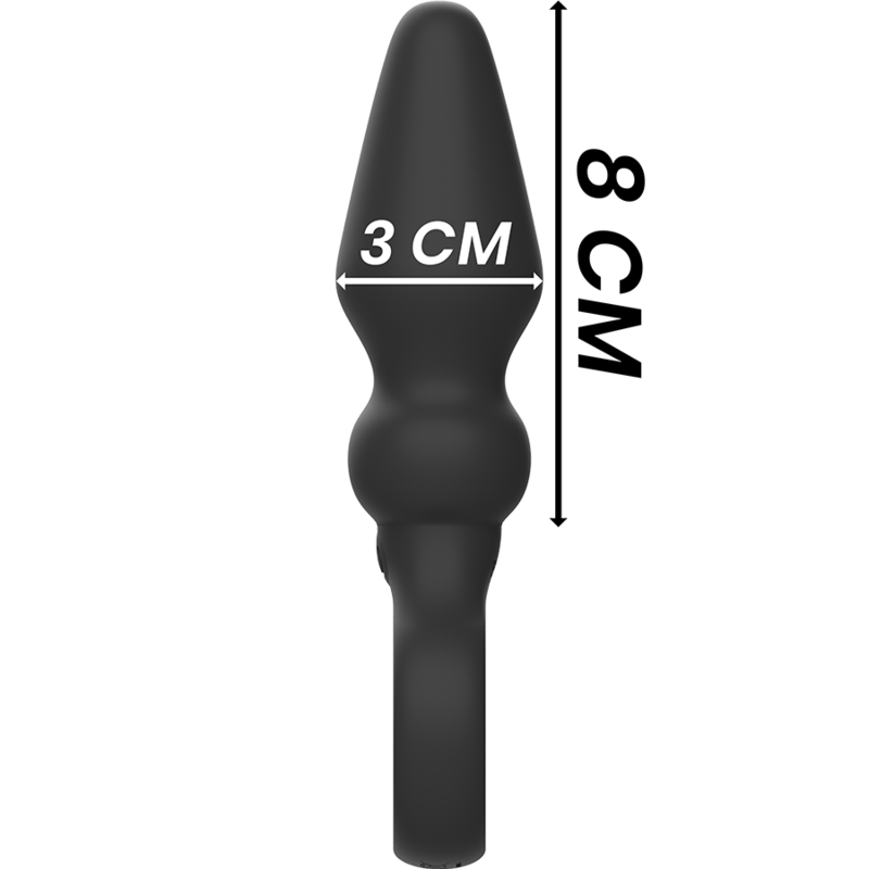 BLACK&SILVER Ozzy – Leistungsstarker Analplug aus Silikon