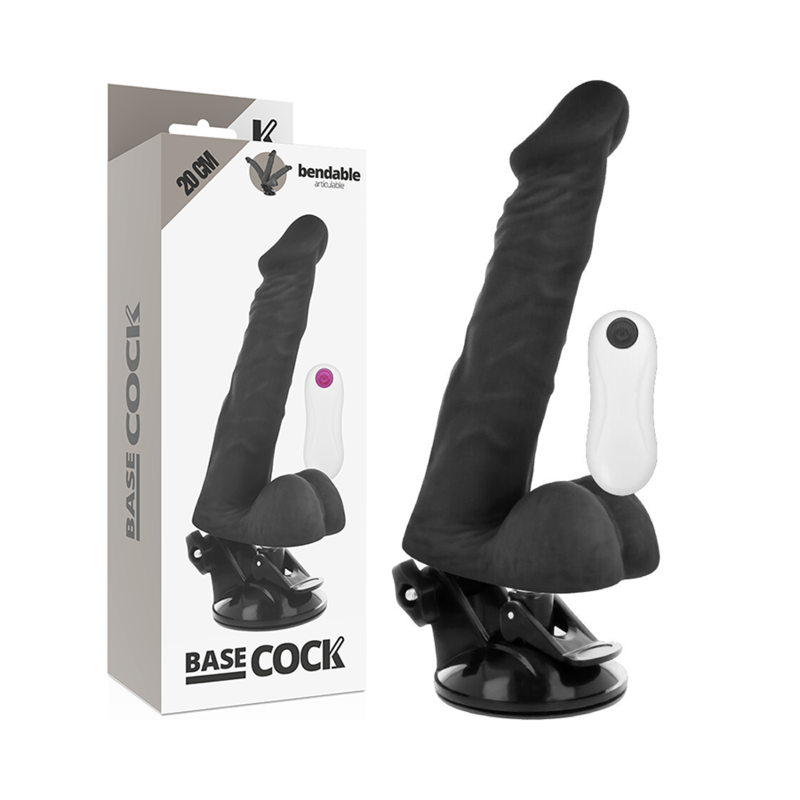 BASECOCK – VIBRATORE ARTICOLABILE TELECOMANDO CM -O- CM