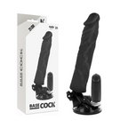 BASECOCK – Realistischer Vibrator mit Kabelfernbedienung, 21 cm