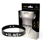 COQUETTE CHIC DESIRE – Sklaven-Halsband aus veganem Leder, verstellbar