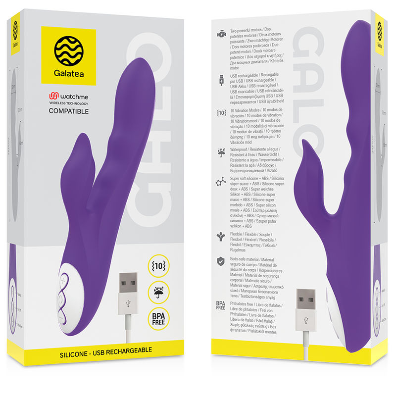 GALATEA Galo – Purple Vibrator + watchme remote control