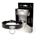COQUETTE CHIC DESIRE – Fetisch-Halsband aus veganem Leder, 43 cm