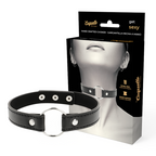 COQUETTE CHIC DESIRE – Fetisch-Halsband aus veganem Leder, 38 cm