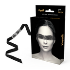 COQUETTE CHIC DESIRE – Maschera in pizzo nero con nastro