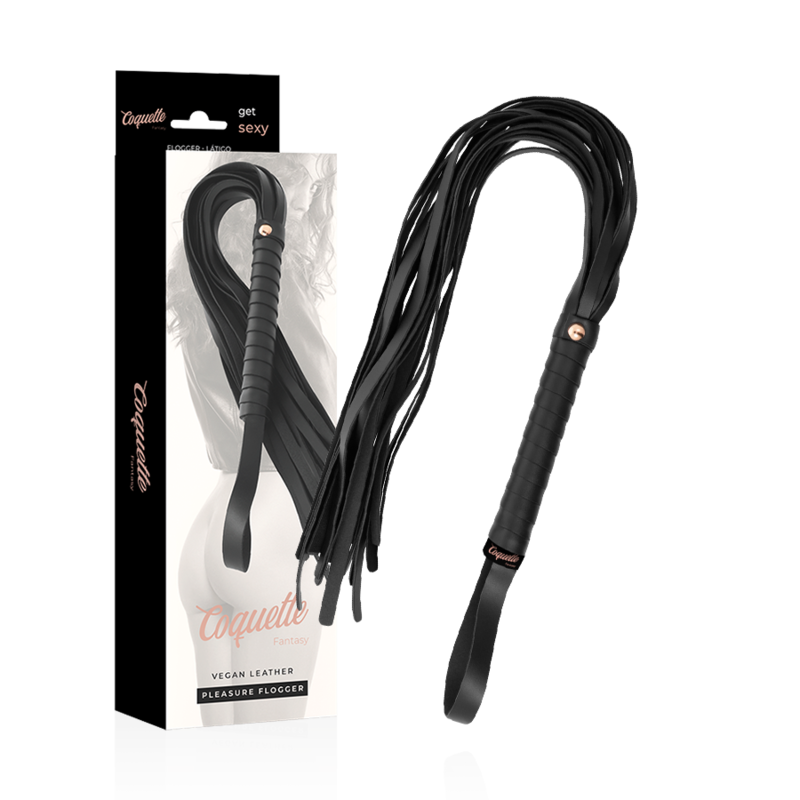 COQUETTE CHIC DESIRE FANTASY – Reitgerte aus veganem Leder, 28 cm