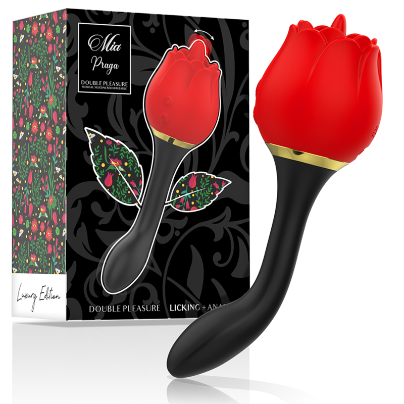 MIA Prag – Doppelvibrator mit Leck- und Analfunktion