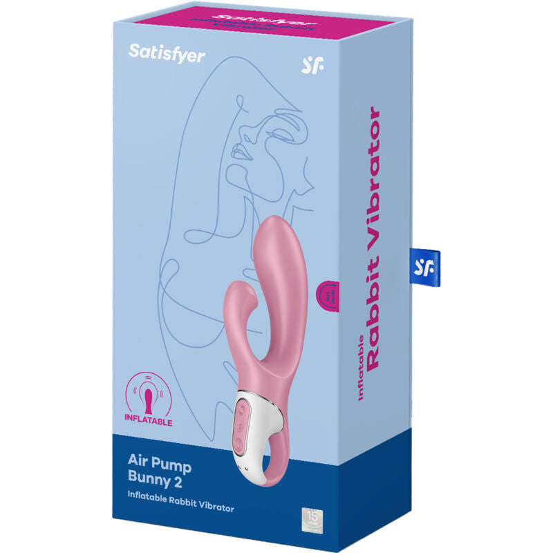 SATISFYER – POMPE AIR BUNNY 2 ROSE
