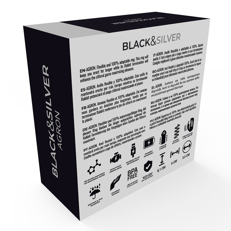 BLACK&SILVER Agron – Ring 2.o