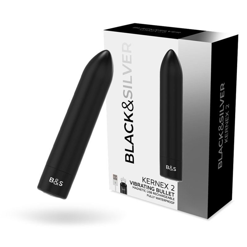 BLACK&SILVER – 2 proiettile magnetico vibrante
