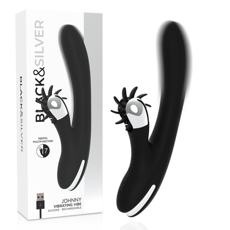 BLACK&SILVER Bunny Johnny – Vibrator mit starker Vibration