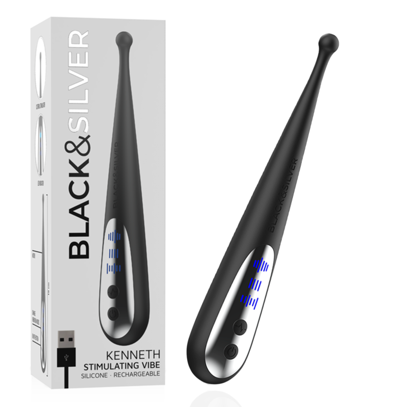 BLACK&SILVER Kenneth – Stimulierender Vibrator