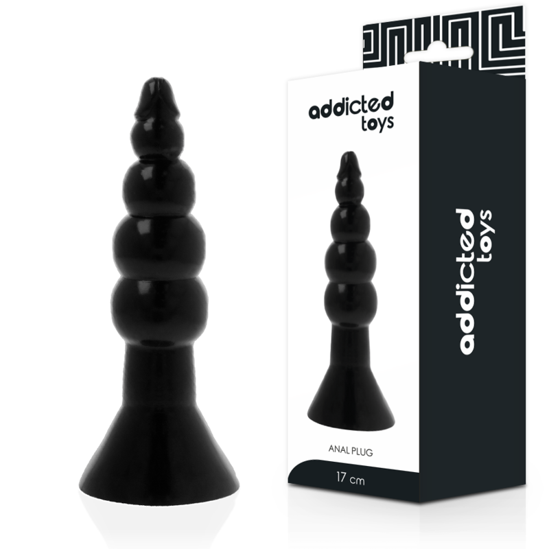 ADDICTED TOYS – Analplug 17 cm, schwarz