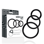 ADDICTED TOYS – Rings set for Penis black