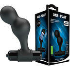 MR PLAY – PLUG ANAL VIBRATEUR EN SILICONE NOIR