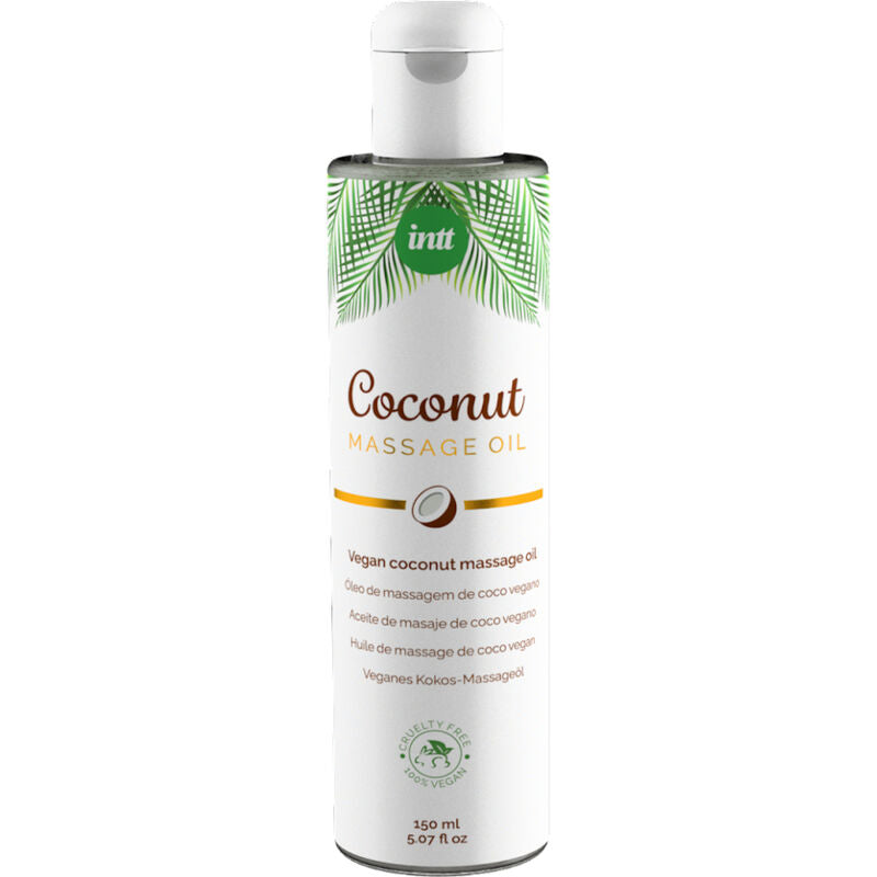 INTT – OLIO DA MASSAGGIO VEGANO DOLCE CON RILASSANTE AL GUSTO DI COCCO