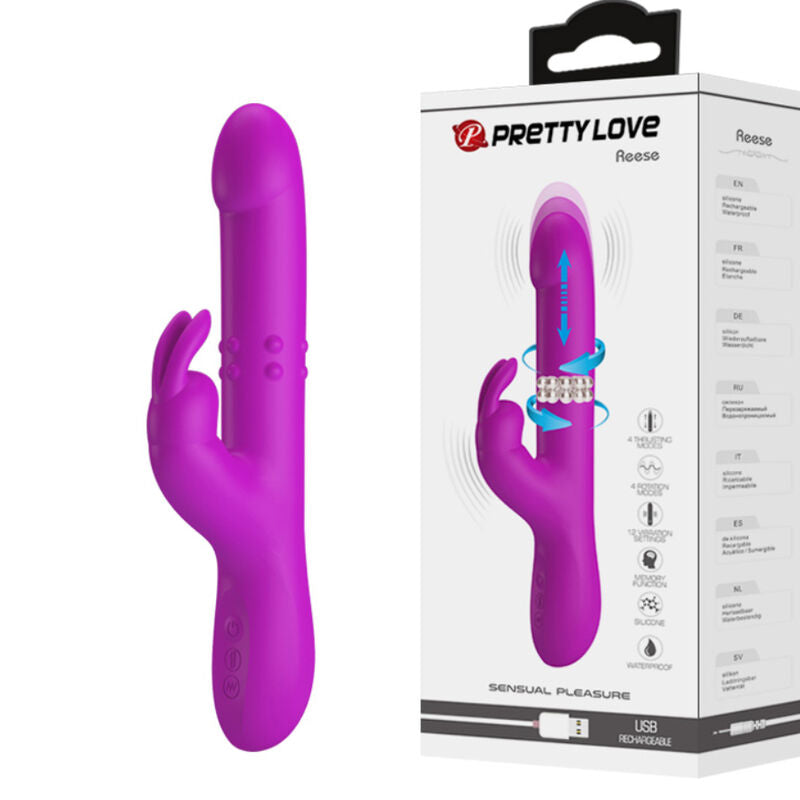 PRETTY LOVE – REESE VIBRATOR WITH ROTATION