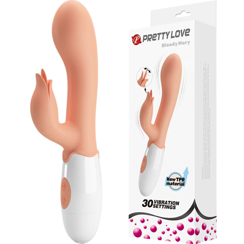 PRETTY LOVE – BLOODY MARY VIBRATOR WITH STIMULATOR