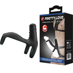 PRETTY LOVE – Elastische Penishülle mit Vibrationsring