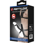 PRETTY LOVE – Elastische Penishülle mit Vibrationsring
