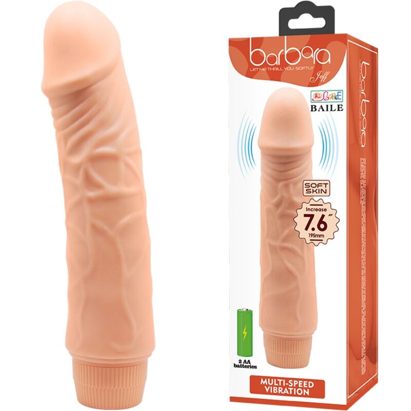 BAILE Barbara – Realistischer Vibrator, 20 cm