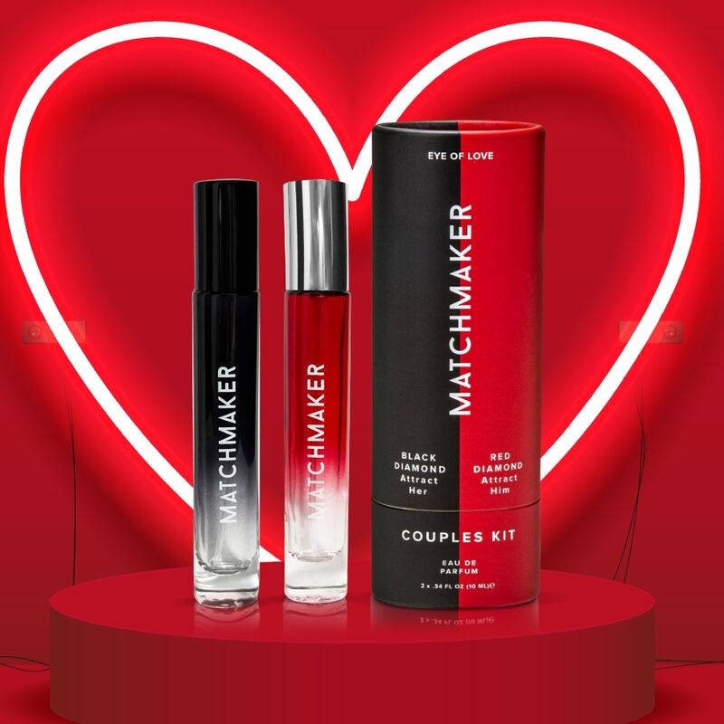 EYE OF LOVE – MATCHMAKER PHEROMONE 2PC SET COUPLES KIT ATTIRE HER & HIM 20 ML