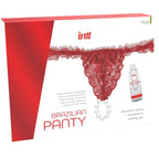 INTT RELEASES – Brasilianisches Höschen mit Perlen und Gleitgel, 50 ml