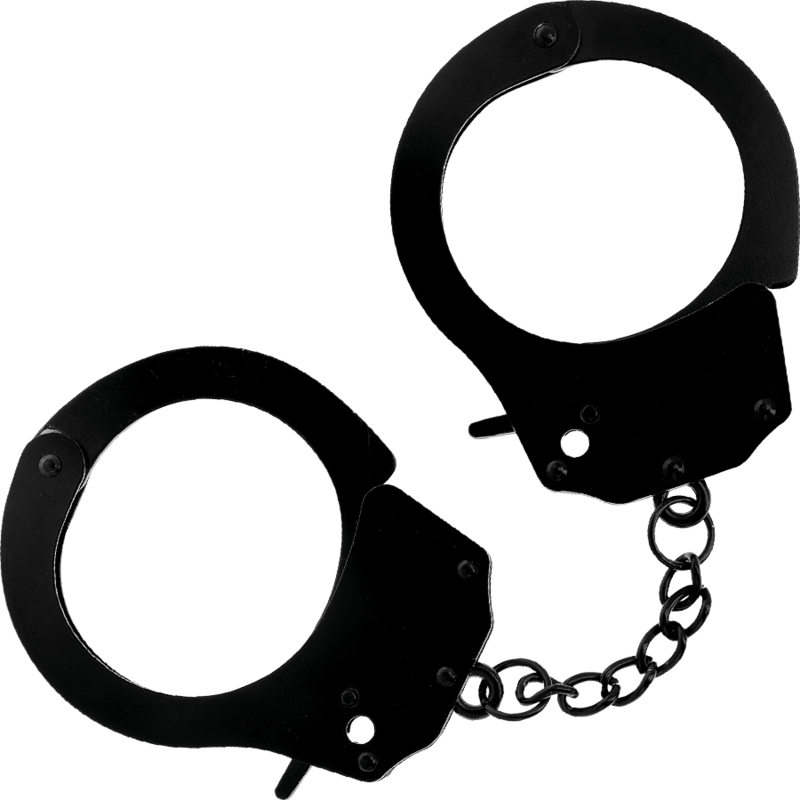 DARKNESS BONDAGE – Handschellen aus schwarzem Metall