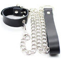 OHMAMA Fetish – Penis-Halskette mit Lederarmband und Metallkette