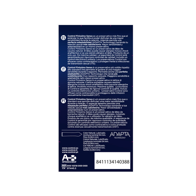 CONTROL Adapta Senso – Condoms 12 units