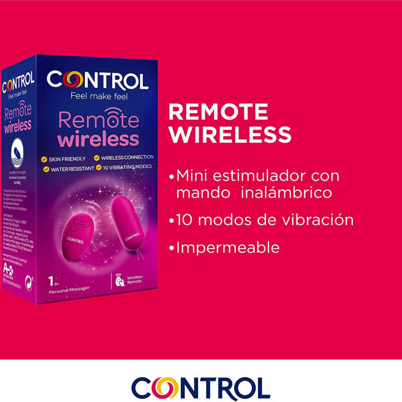 CONTROL – Remote Wireless Massagegerät mit Fernbedienung
