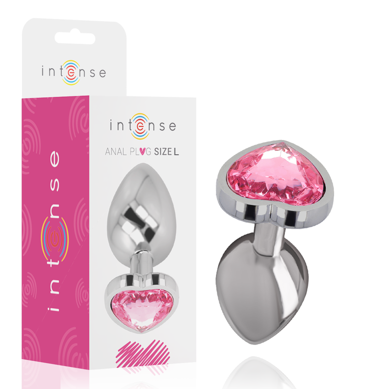 INTENSE – PLUG ANAL MÉTAL ALUMINIUM COEUR TAILLE