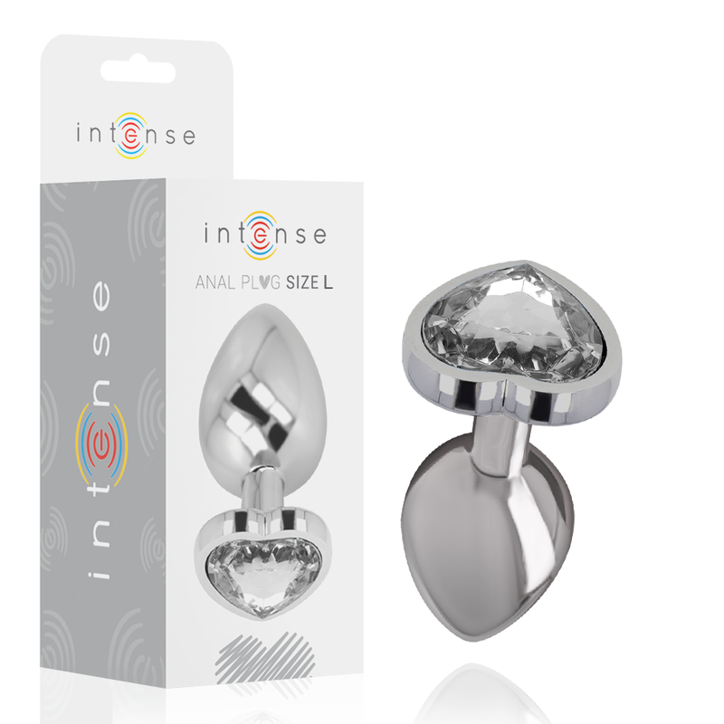 INTENSE – PLUG ANAL MÉTAL ALUMINIUM COEUR TAILLE