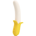 PRETTY LOVE Banana Geek – Silikonvibrator mit Stossfunktion, schwarz