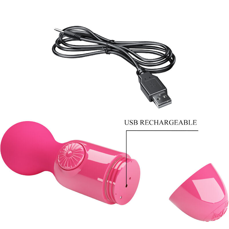 PRETTY LOVE Mini-Massager, magenta