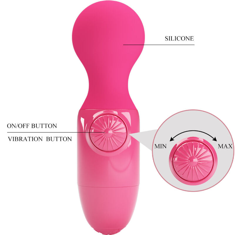 PRETTY LOVE Mini-Massager, magenta