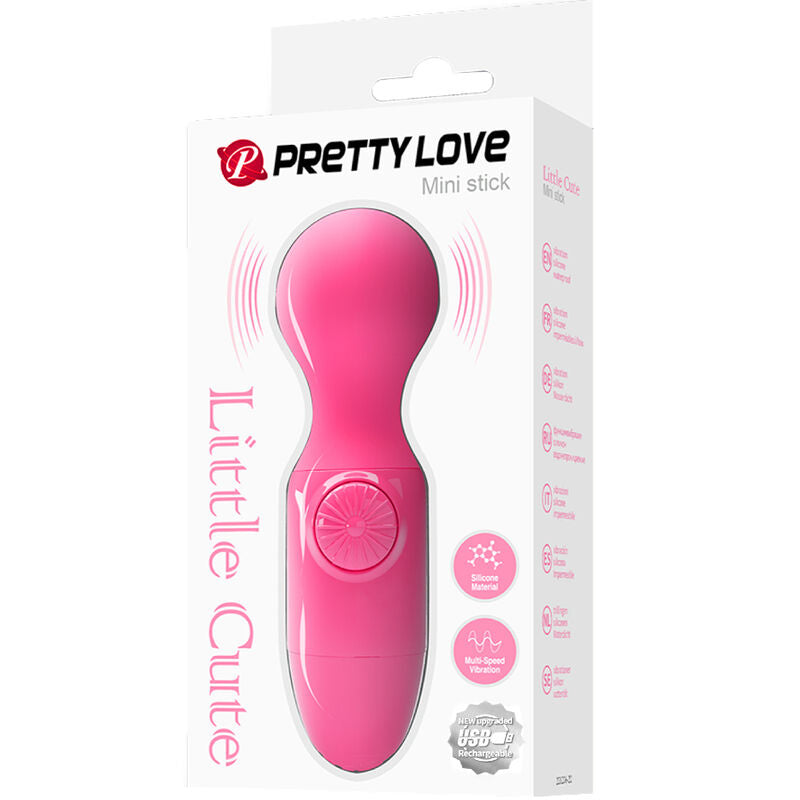 PRETTY LOVE Mini-Massager, magenta