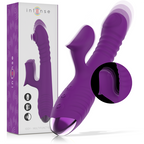 Intense Iggy – Up & Down Vibrator mit Klitoris-Stimulator, lila