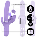INTENSE Billie – Multifunktions-Saugvibrator, lila