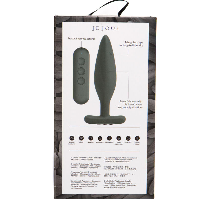 JE JOUE – VIBRATORE ANALE EGON PLUG NERO