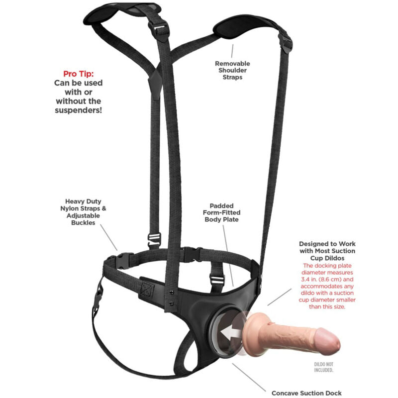 PIPEDREAMS – BODY DOCK BRETELLE STRAP-ON