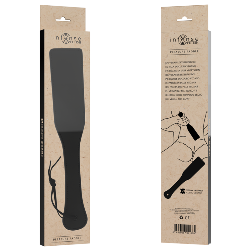 INTENSE – PADDLE FÉTICHISME EN CUIR VÉGÉTALIEN