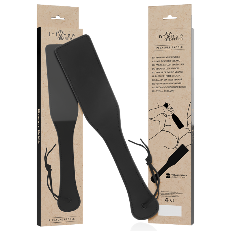 INTENSE – PADDLE FÉTICHISME EN CUIR VÉGÉTALIEN