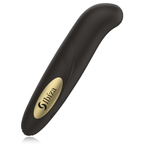Ibiza – Clitoral stimulator, gold, 10 vibration modes, 13 × 2.9 cm