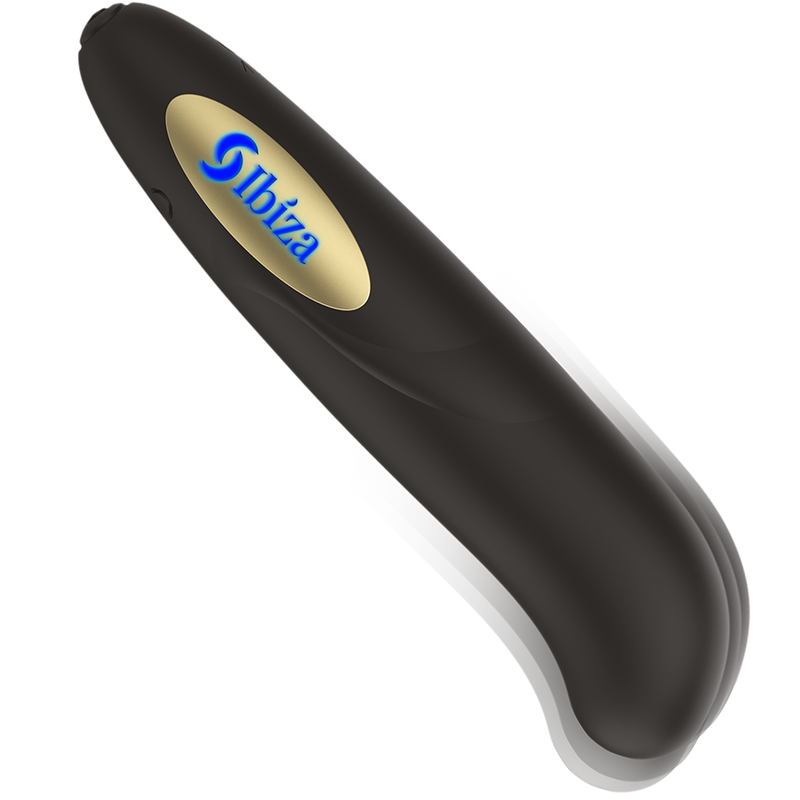 Ibiza – Clitoral stimulator, gold, 10 vibration modes, 13 × 2.9 cm