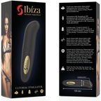 Ibiza – Clitoral stimulator, gold, 10 vibration modes, 13 × 2.9 cm
