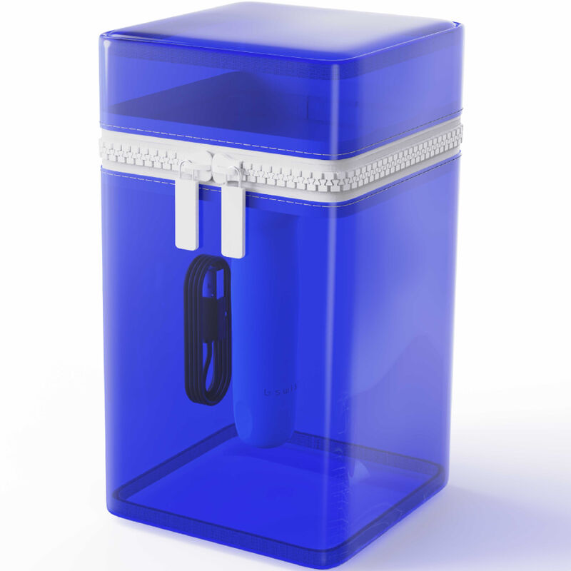 B SWISH – BCUTE CURVE INFINITE CLASSIC LIMITED EDITION BLUE SILICONE RECHARGEABLE VIBRATOR