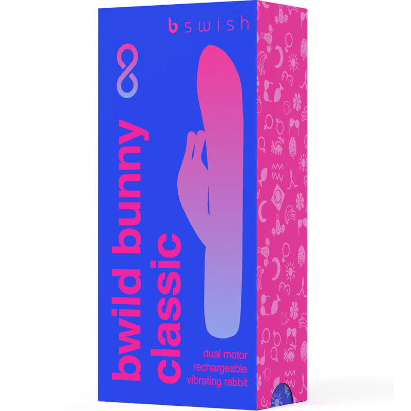 B SWISH – BWILD BUNNY INFINITE CLASSIC VIBRATORE RICARICABILE IN SILICONE BLU